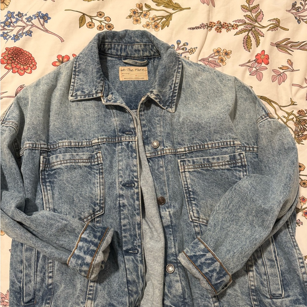 Free People Opal Swing Denim Jacket